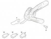 Bosch 3 600 HB2 000 Easy-HedgeCut-55 Hedge-Trimmer Spare Parts